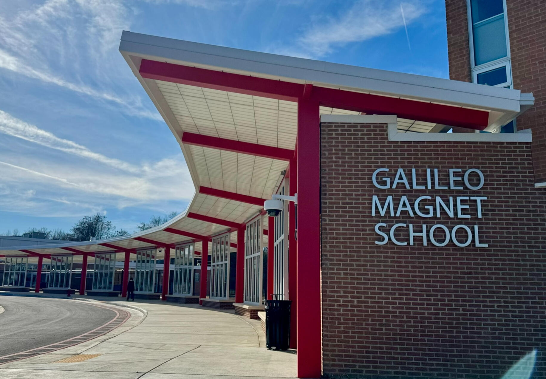 New canopy addition to John M. Langston campus Work sample additions renovations architecture design education
